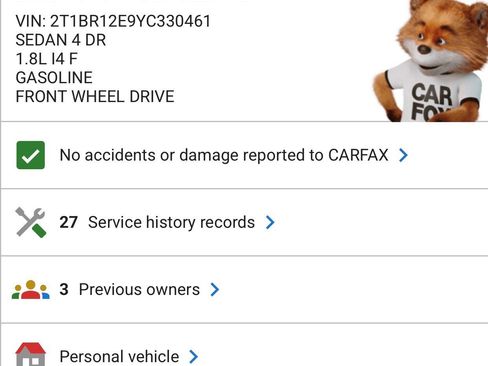 Used 2000 Toyota Corolla VE image 21