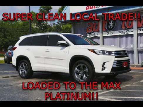 Used 2019 Toyota Highlander Limited Platinum AWD/4WD image 1