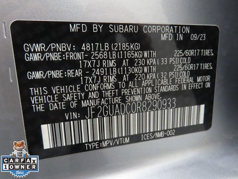 Used 2024 Subaru Crosstrek 2.0i Premium image 30