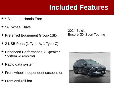 Used 2024 Buick Encore GX Sport Touring AWD/4WD image 3