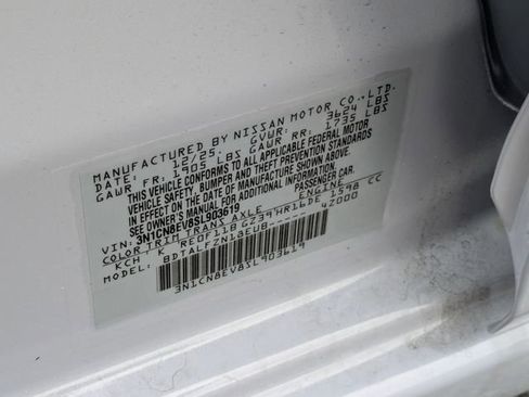 New 2025 Nissan Versa SV w/ Trunk Package image 32