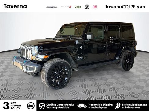 Used 2023 Jeep Wrangler Unlimited Sahara w/ Cold Weather Group AWD/4WD image 1
