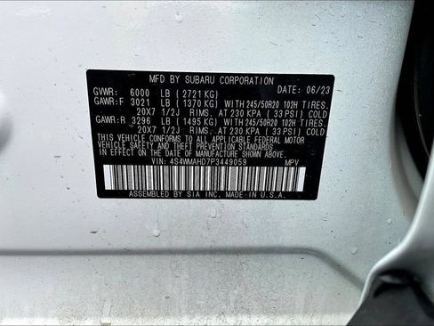 Used 2023 Subaru Ascent Onyx Edition AWD/4WD image 17