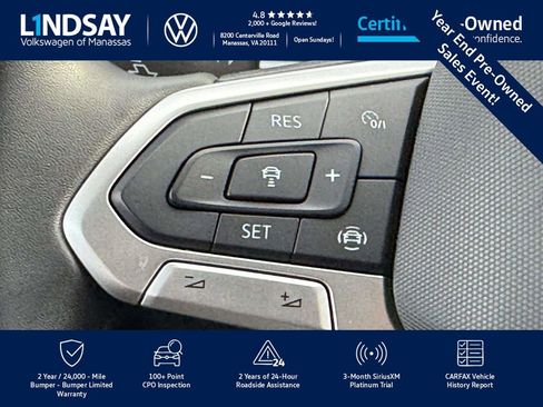 Certified 2022 Volkswagen Atlas SE w/ Panoramic Sunroof Package image 23