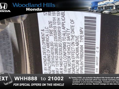 Certified 2024 Honda Odyssey Sport image 27