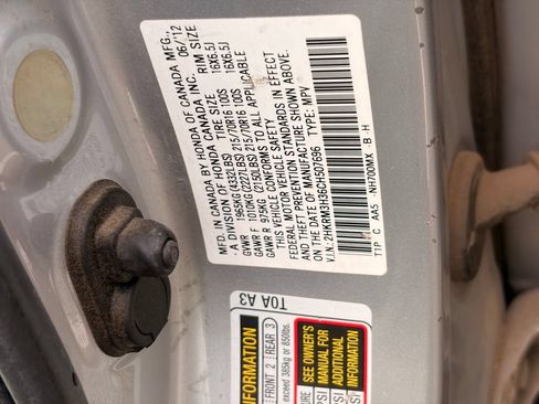 Used 2012 Honda CR-V LX image 9