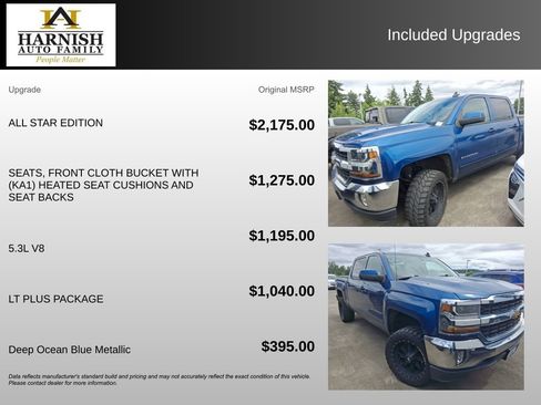Used 2018 Chevrolet Silverado 1500 LT w/ All Star Edition AWD/4WD image 4