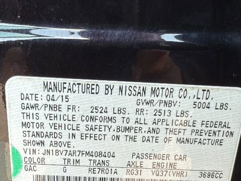 Used 2015 INFINITI Q50 Premium w/ Navigation Package image 32