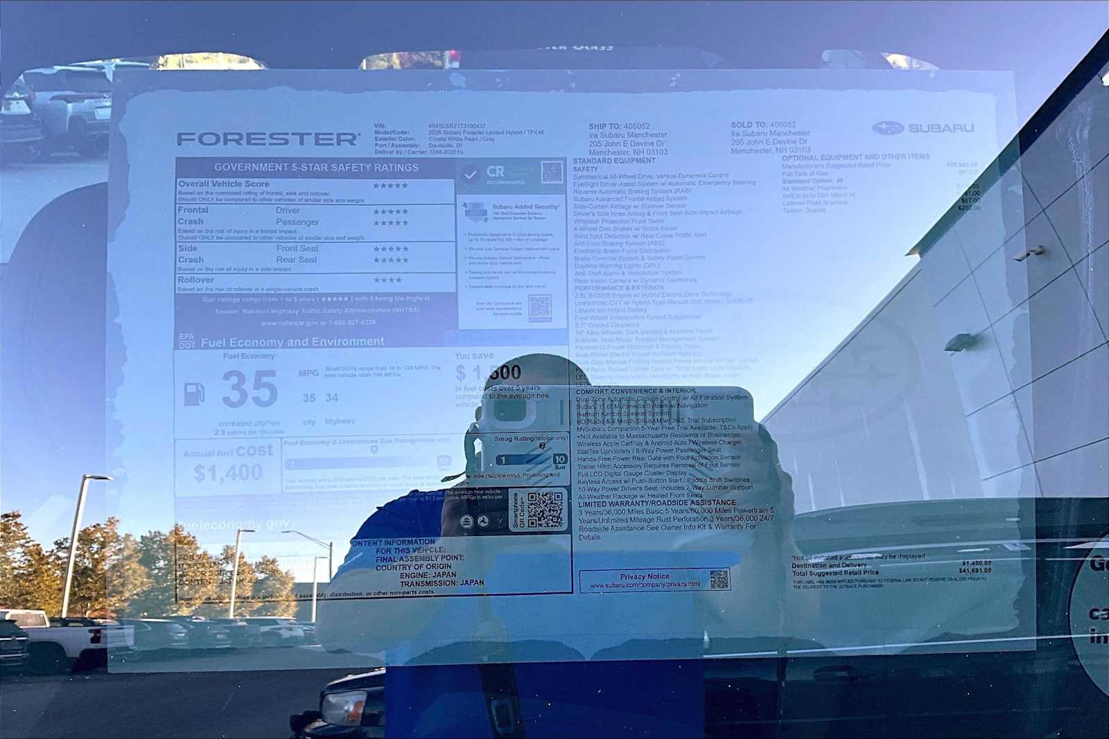 New 2026 Subaru Forester Touring AWD/4WD image 19