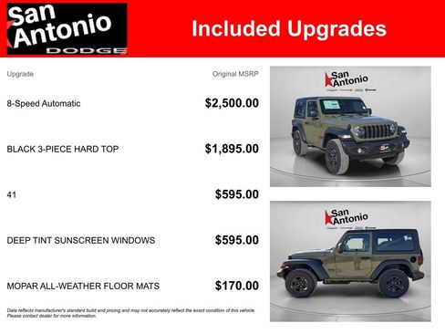 New 2026 Jeep Wrangler Sport AWD/4WD image 6