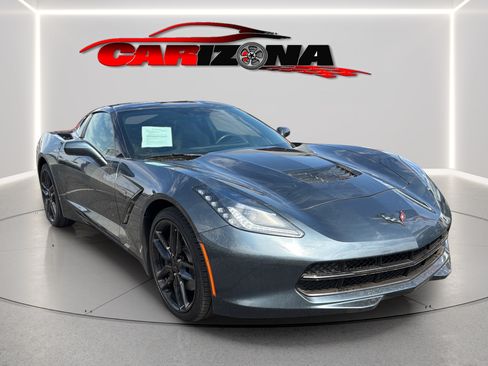 Used 2019 Chevrolet Corvette Stingray Coupe w/ Carbon Flash Badge Package RWD image 1