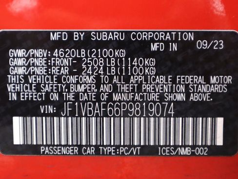 Used 2023 Subaru WRX Premium AWD/4WD image 43