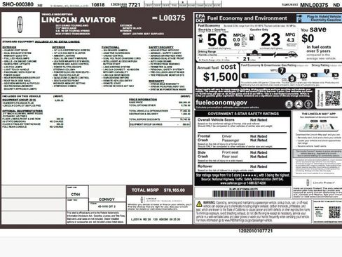 Used 2021 Lincoln Aviator Grand Touring w/ Equipment Group 301A AWD/4WD image 2