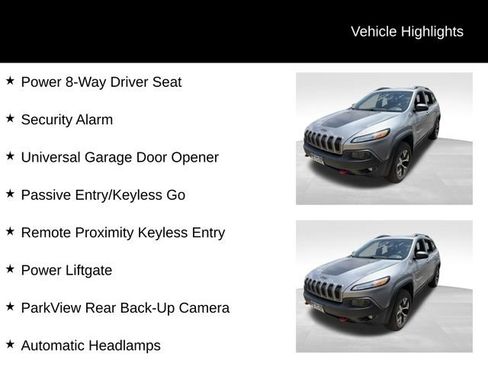 Used 2014 Jeep Cherokee Trailhawk w/ Comfort/Convenience Group AWD/4WD image 8