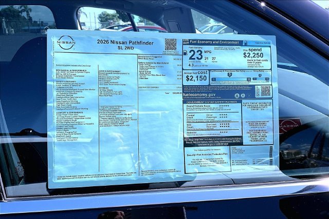 New 2026 Nissan Pathfinder SL w/ Cargo Package FWD image 13