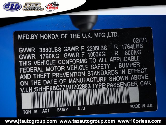 Used 2021 Honda Civic Type R image 27