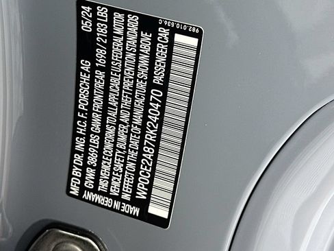 Certified 2024 Porsche 718 Boxster Spyder RS RWD image 29