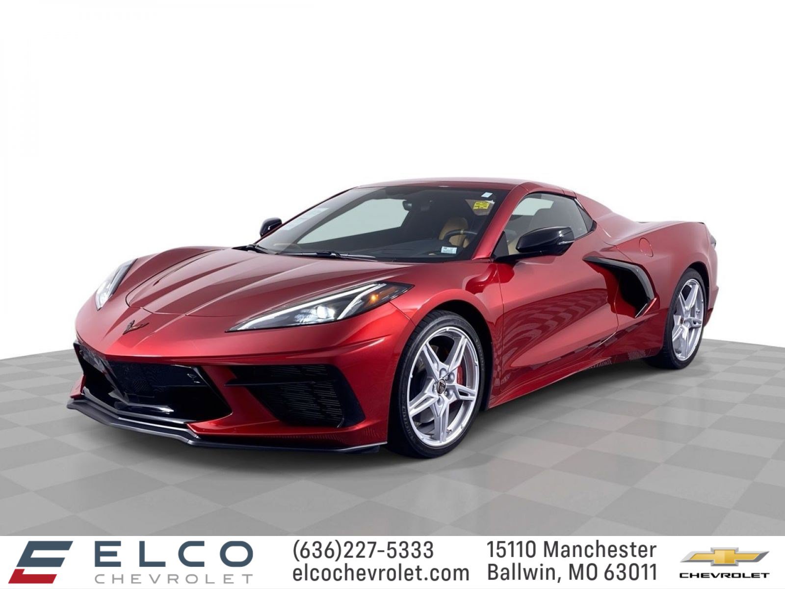 Certified 2022 Chevrolet Corvette Stingray Preferred Conv w/ Z51 Performance Package RWD image 1