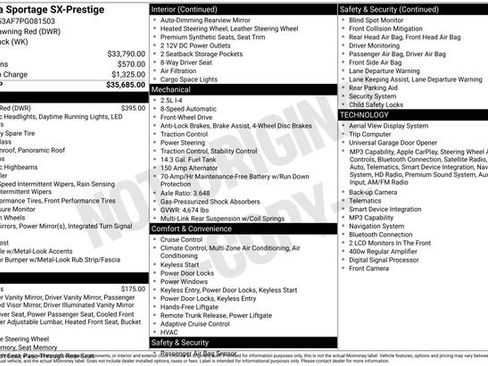 Used 2023 Kia Sportage SX FWD image 46