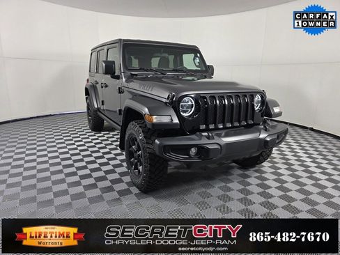 Used 2022 Jeep Wrangler Unlimited Willys image 1