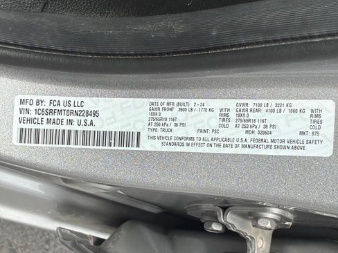 Used 2024 RAM 1500 Big Horn w/ Trailer Tow Group AWD/4WD image 35