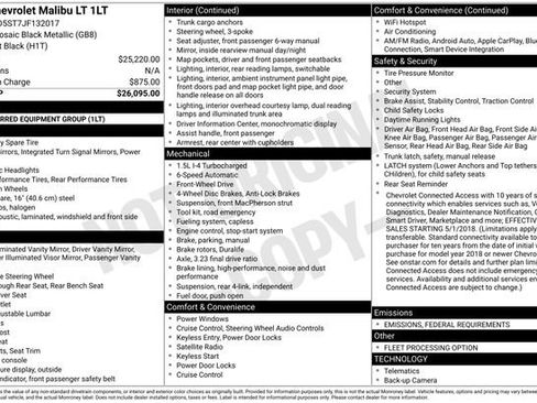 Used 2018 Chevrolet Malibu LT image 7