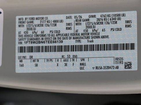 New 2026 Ford F250 Lariat w/ Black Appearance Package AWD/4WD image 33