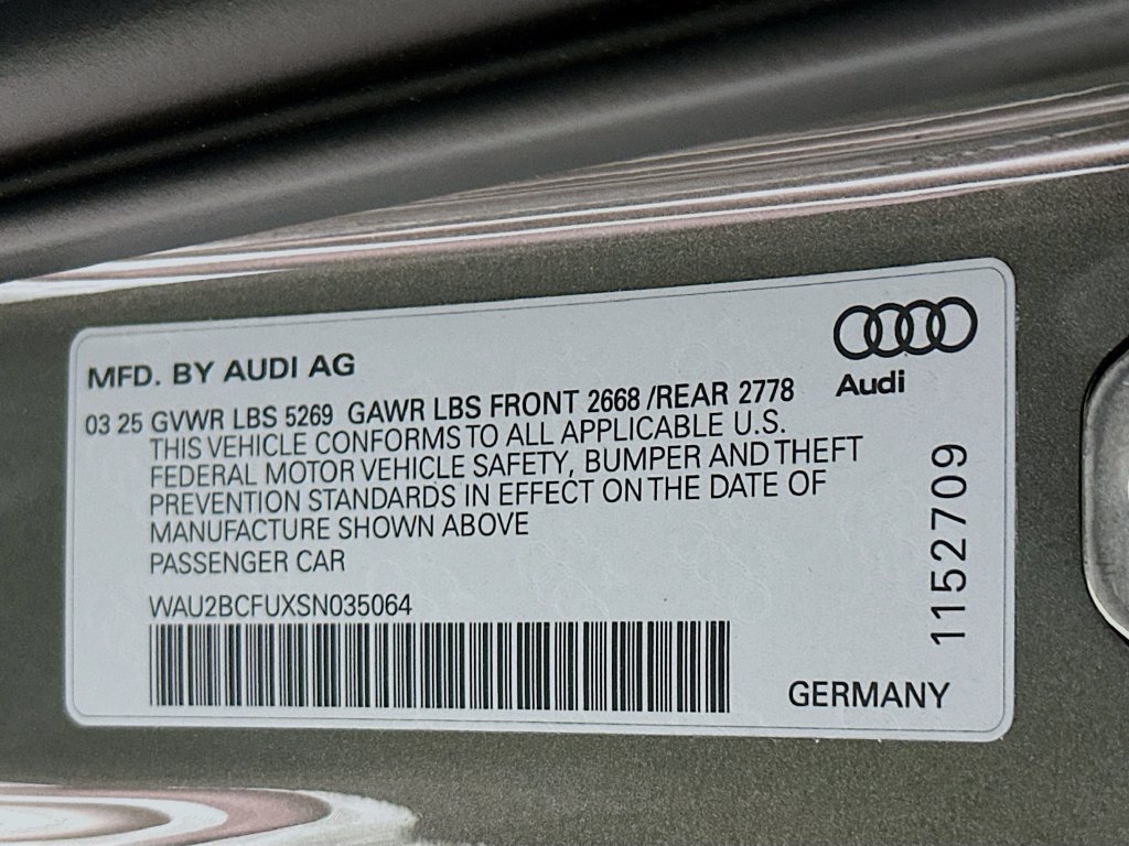 Used 2025 Audi A5 Premium Plus w/ Premium Plus AWD/4WD image 27