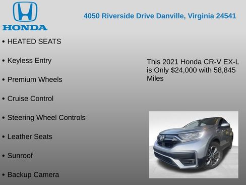 Used 2021 Honda CR-V EX-L image 7