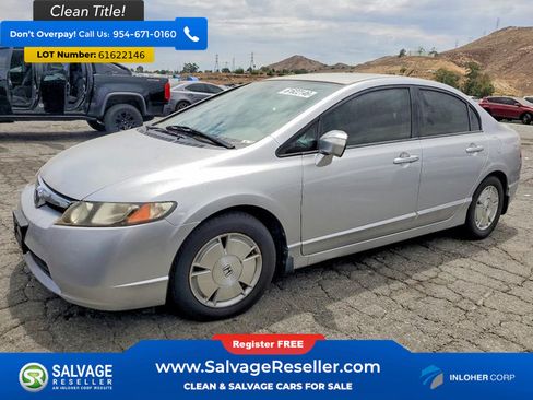 Used 2008 Honda Civic Hybrid Sedan image 1