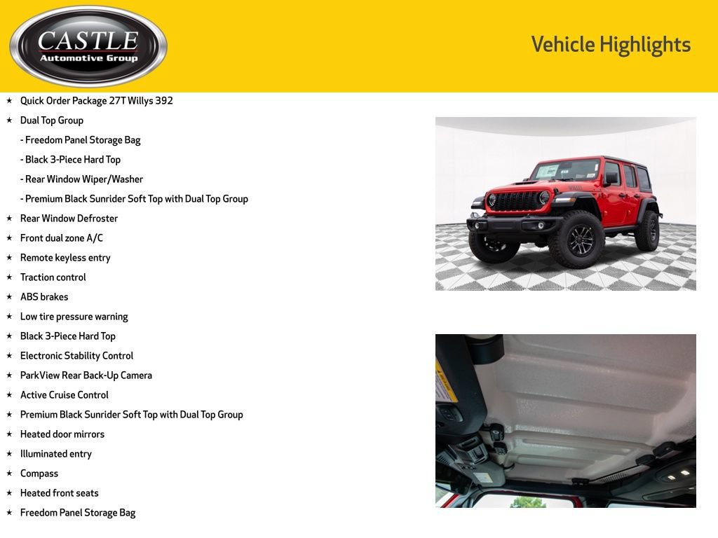 New 2027 Jeep Wrangler Unlimited Rubicon 392 AWD/4WD image 3