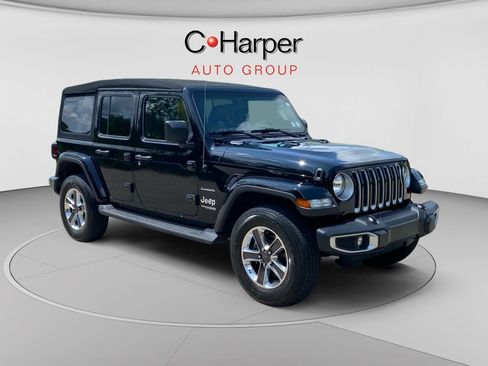 Used 2021 Jeep Wrangler Unlimited Sahara w/ Dual Top Group AWD/4WD image 1