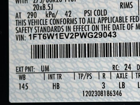 Used 2023 Ford F150 Lightning Lariat w/ Equipment Group 511A High image 34