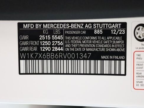 Certified 2024 Mercedes-Benz AMG GT 53 image 34