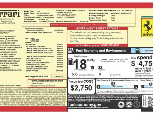 Used 2016 Ferrari 488 Spider image 6