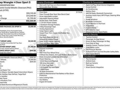Certified 2023 Jeep Wrangler Unlimited Sport AWD/4WD image 10