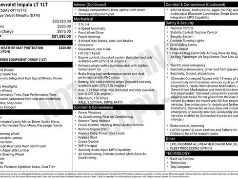 Used 2019 Chevrolet Impala LT image 7