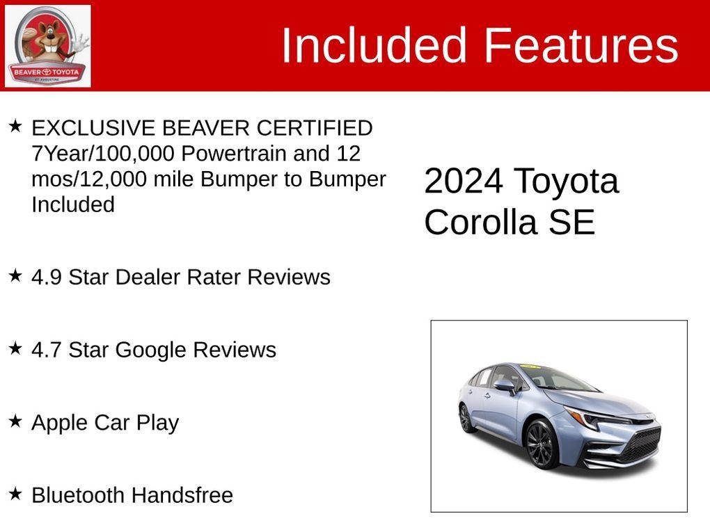 Used 2024 Toyota Corolla SE FWD image 4