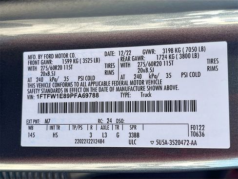 Used 2023 Ford F150 Lariat w/ Trailer Tow Package image 33