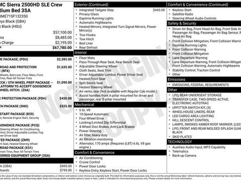 Used 2025 GMC Sierra 2500 SLE w/ SLE Value Package; image 28