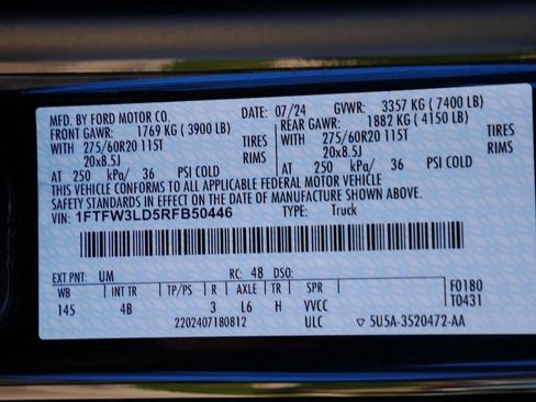 Used 2024 Ford F150 XLT w/ Equipment Group 303A High AWD/4WD image 79
