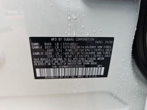 New 2026 Subaru Ascent Limited Bronze AWD/4WD image 37
