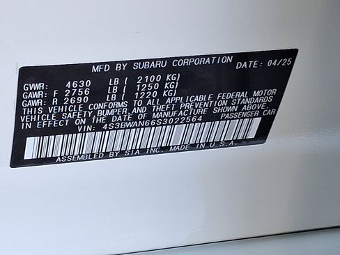 Certified 2025 Subaru Legacy Limited image 28