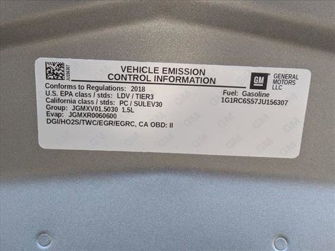 Used 2018 Chevrolet Volt LT w/ LT Driver Confidence Package image 13