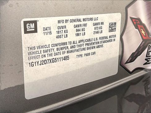 Used 2016 Chevrolet Corvette Stingray Coupe w/ 2LT Preferred Equipment Group image 35