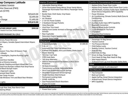 Used 2020 Jeep Compass Latitude w/ Cold Weather Group image 14