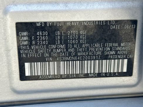 Used 2014 Subaru Legacy 3.6R Limited image 29