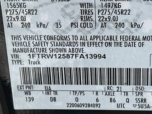 Used 2007 Ford F150 Harley-Davidson image 29