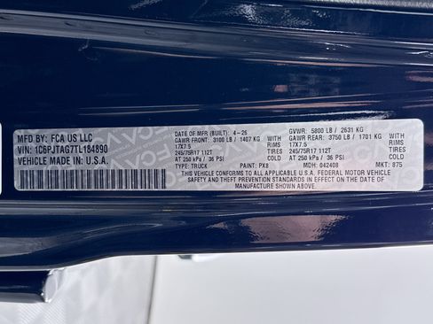 New 2026 Jeep Gladiator Mojave AWD/4WD image 35