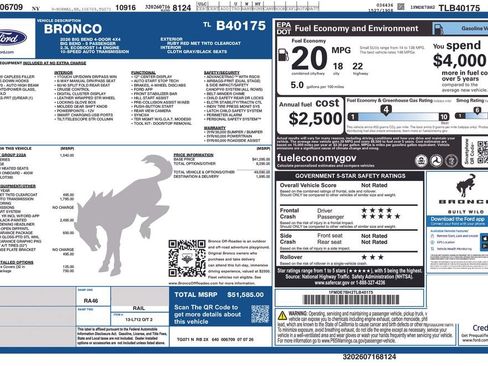New 2026 Ford Bronco Big Bend AWD/4WD image 6